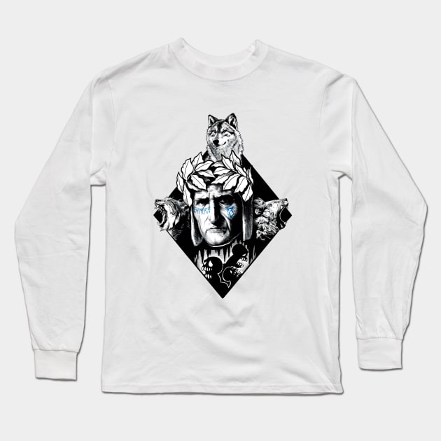 Dante Alighieri Long Sleeve T-Shirt by Borapronobis